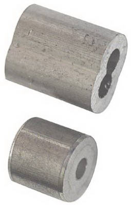 Garage Door Aluminum Ferrules/Stops, 3/32-In., 2-Pk. (Pack of 5)
