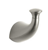 Gancho para bata Kohler R37055-BN Mistos® de 3-3/8 x 2-1/8 pulgadas, níquel cepillado