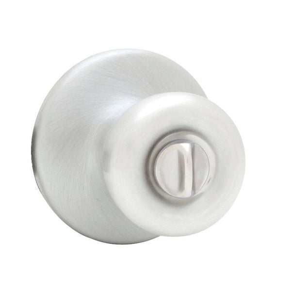 Kwikset Mobile Home Satin Chrome Privacy Knob Right or Left Handed