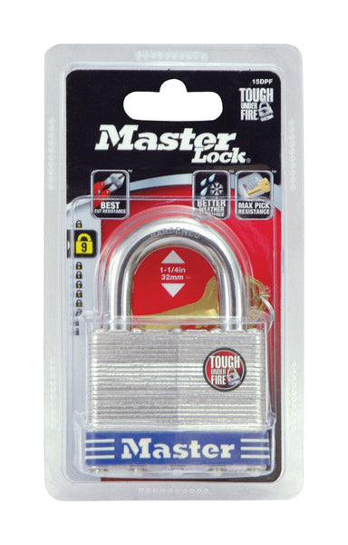 Candados de seguridad profesionales laminados de 2-1/2" de la serie Master Lock 15DPF