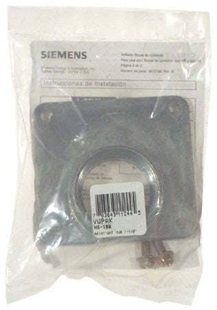 Cubo de conducto Siemens Echr125 de 1-1/4"