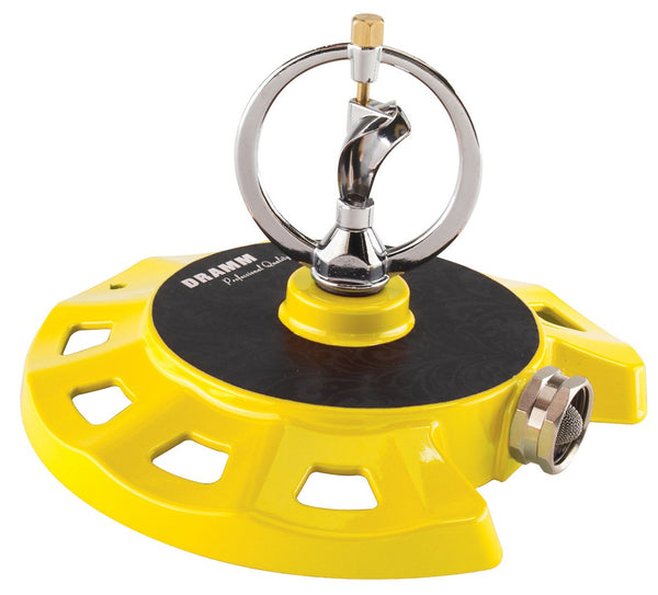 Dramm 10-15073 12" Yellow Colorstorm Spinning Sprinkler