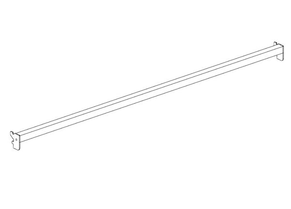 Lozier 1 in. H x 48 in. W x 48 in. L Chrome Chrome Crosstube