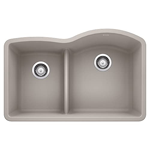 Diamante 1-3/4 División baja Invertida - Gris hormigón
