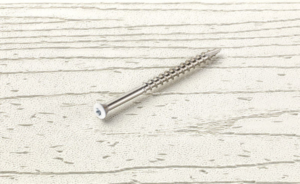 TORNILLOS DE CUBIERTA 7X1-5/8 BLANCO 1#