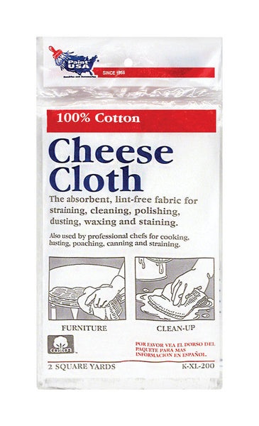 Paint USA Cotton Cheese Cloth 9 in. W x 72 in. L 2 pk (Pack of 24)