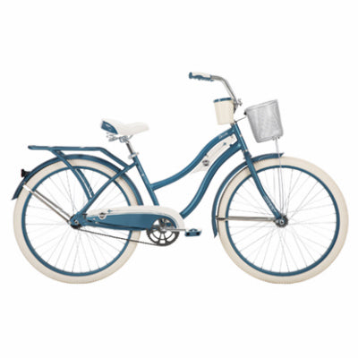Bicicleta Cruiser de lujo, color bígaro brillante, para mujer, 26 pulgadas.
