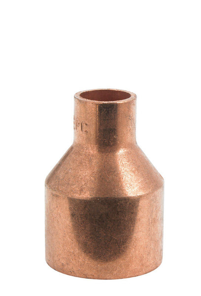Nibco 1-1/4 in. Sweat X 1/2 in. D Sweat Copper Coupling with Stop 1 pk