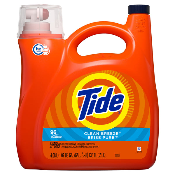 BRISA LIMPIA TIDE 138 OZ (paquete de 4)