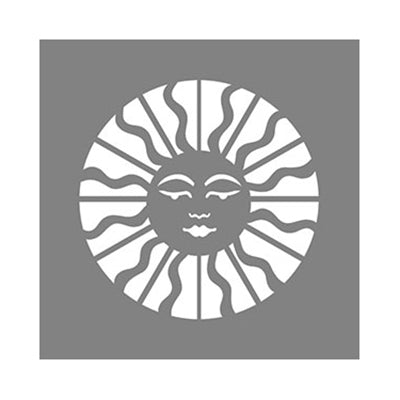 Plantilla de sol celestial de Americana Decor, 6 x 6 pulgadas (paquete de 3)