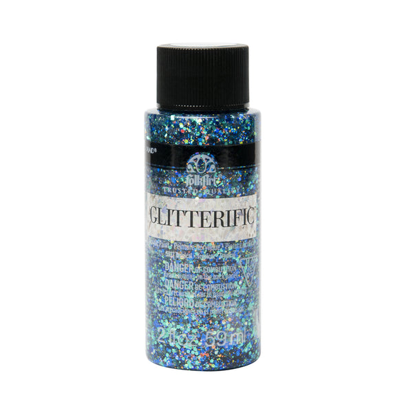 Folkart Glitterific Tropical Hobby Paint 2 oz. (Pack of 3)
