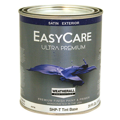 Pintura de látex para exteriores con base de tinte satinado de 1 cuarto de galón (paquete de 4)