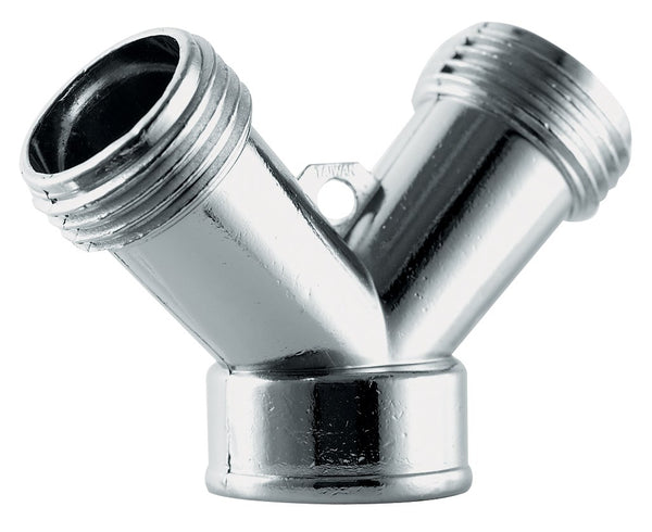 Plumb Craft Waxman 7411500N Chrome Siamese Y Hose Connector