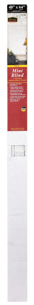 Living Accents Vinyl Horizontal Interior Mini-Blinds 48 in. W White