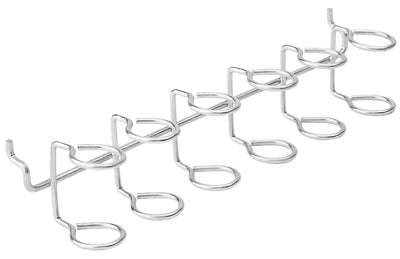 Pegboard Multiple Tool Holder, Galvanized Steel, 3/4-In.