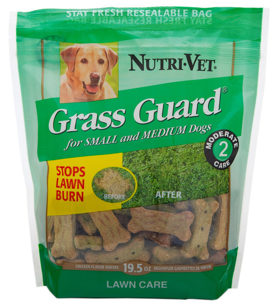 Nutri Vet Nutritionals 53678-0 19.5 Oz Grass Guard Wafers For Small & Medium Dogs
