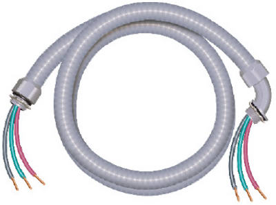 Conducto flexible Sealtite, no metálico, de 8-3, 3/4 pulg. x 6 pies en bobina