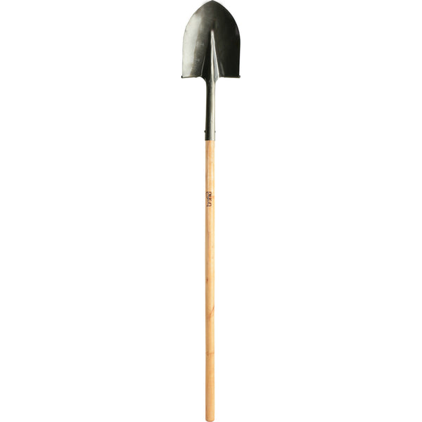 Pala redonda de acero de 59 pulgadas con mango de madera de Bond Manufacturing (paquete de 6)