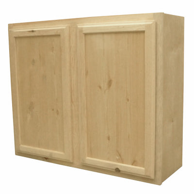 Armario de pared, pino, 36 x 30 pulgadas.