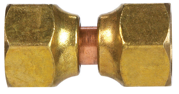 JMF 3/8 in. Flare x 3/8 in. Dia. Brass Swivel Flare Connector (Pack of 4)