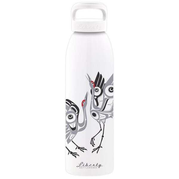Botella de agua autolimpiable de 24 oz