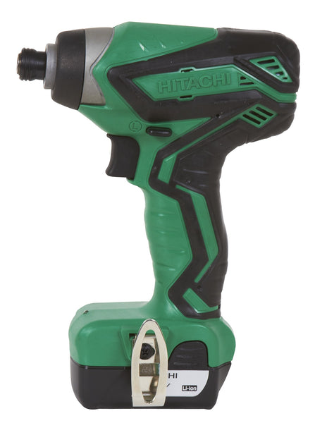 Atornillador de impacto inalámbrico de iones de litio Hitachi WH10DFL2 de 12 voltios de pico