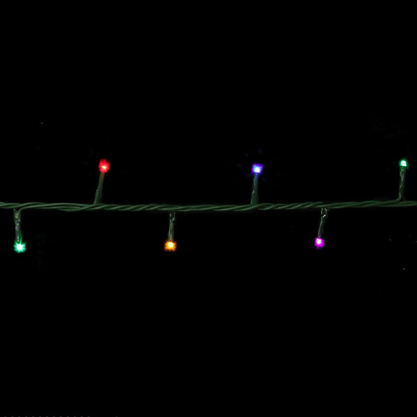 Juego de luces LED estilo guirnalda de 3 mm para celebraciones, multicolor, 16,5, 100 luces