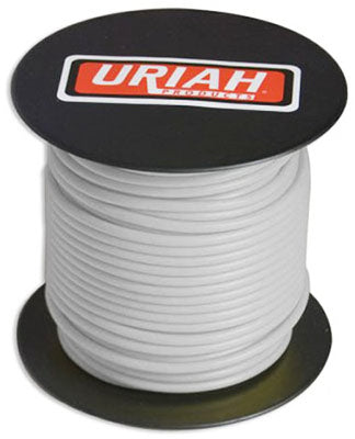 Cable automotriz, aislante, blanco, calibre 14 AWG, carrete de 100 pies