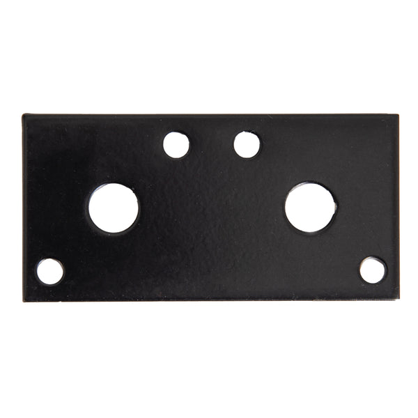 Hampton 3 in. H x 1-1/4 in. W x 1/8 in. L Black Steel Mending Plate (Pack of 20)