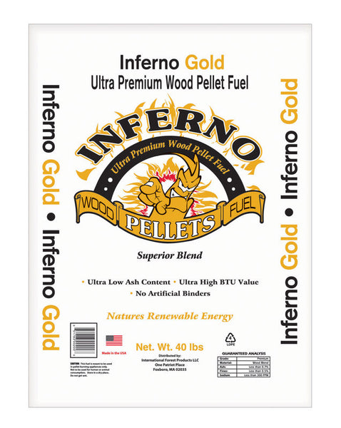 Inferno Wood Pellet 8091 Btu 40 Lb. Bag