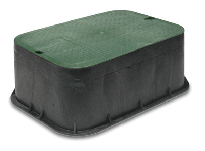 Extensión de caja de válvula de rociador subterráneo, 12 pulgadas x 17 pulgadas x 6 pulgadas.