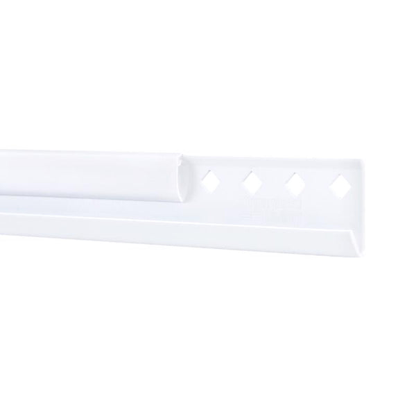 Organized Living Freedom Rail 2.25 in. H X 0.5 in. W X 60 in. L Epoxy Coated Steel Hanging Rail