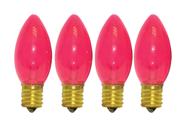 Bombillas de repuesto para Navidad de 25 unidades, color rosa, de Celebrations C9