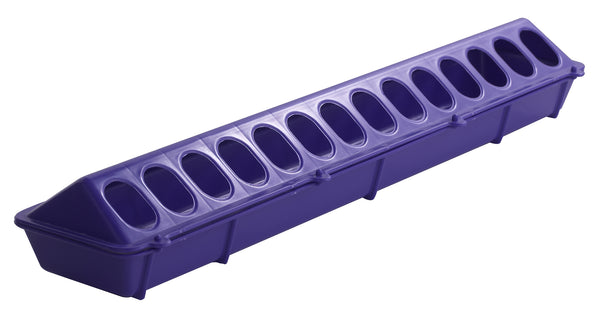 Miller Manufacturing Company 820purple 20 X 4.5 Purple Plastic Flip-Top Poultry Ground Feeder