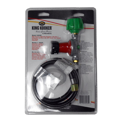Regulador con manguera, 30 PSI, conexión hembra de 3/8 pulg. x 30 pulg.