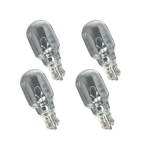 Paradise 18 watts Low Voltage Incandescent Bulb Wedge White 4 pk