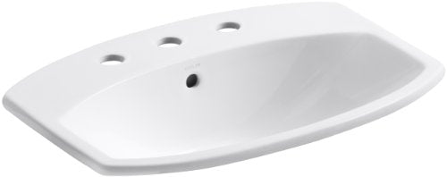 LAVABO DE SOBREBORDE LAV BLANCO K2351-8-0