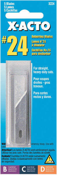 X Acto X224 5 Pack No. 24 Deburring Blade