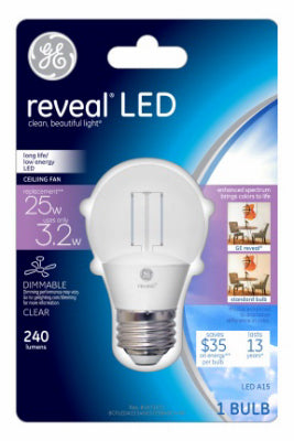 Bombilla para ventilador de techo Reveal, transparente, 290 lúmenes, 4 vatios