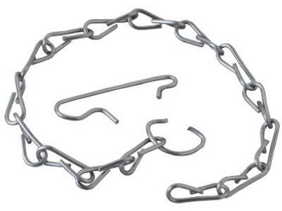 Toilet Flapper Chain, Stainless Steel, 9.5-In. (Pack of 5)