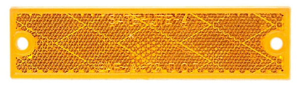 PM V487A Amber Rectangular Reflector 2 Count