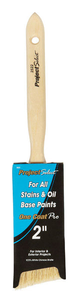 Linzer Project Select 2 in. W Angle White Chinese Bristle Trim Paint Brush