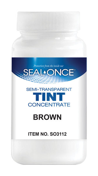 Seal-Once Brown Stain Tint 4 oz. (Pack of 4)