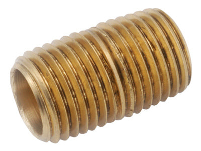 Pipe Fittings, Red Brass Nipple, Lead Free, 1/4 x 2-1/2-In. (Pack of 5)