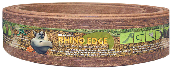 Borde para paisajismo Rhino Edge™ de 3-1/2" x 16' de color castaño de Master Mark Plastics 93016