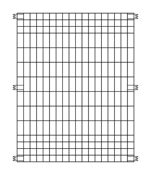 Origin Point Brands 44 in. H X 36 ft. L Steel Multi-Purpose Fence Panel Black