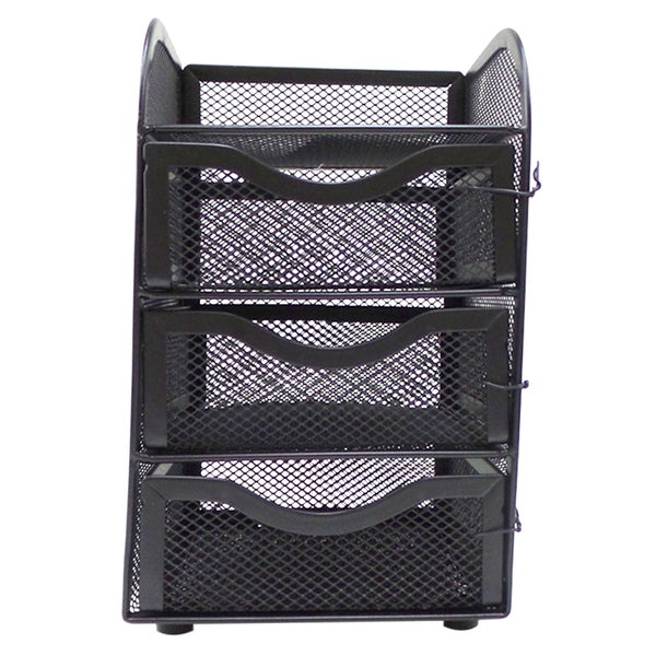 Design International Group 8.25 in. H X 5 in. W X 5 in. D File Organizer Black