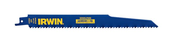 Irwin WeldTec 9 in. Bi-Metal Reciprocating Saw Blade 6 TPI
