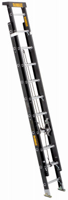 Escalera extensible, tipo 1A, fibra de vidrio, 20 pies.