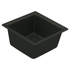 Fregadero de granito de un solo tazón bajo encimera o empotrado